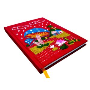 Bangger Chata Red Colour Nakshi Natebook