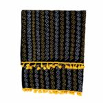 Hand Embroidery Nakshi Shawl black
