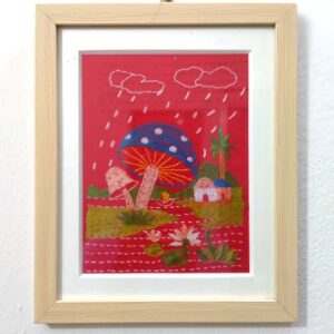 Artisan Crafted Nakshi Katha Framed Gift
