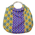 Nakshi Kantha Hand Embroidered Cotton Bag with Cane Handle - Bags for Girls by Karujog