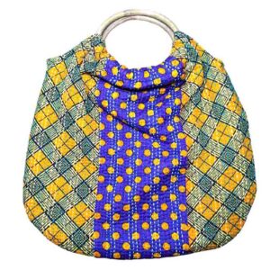 Nakshi Kantha Hand Embroidered Cotton Bag with Cane Handle - Bags for Girls by Karujog