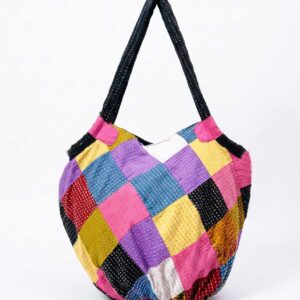 Handmade Nakshi Katha Patchwork Ladies Side Bag by Karujog