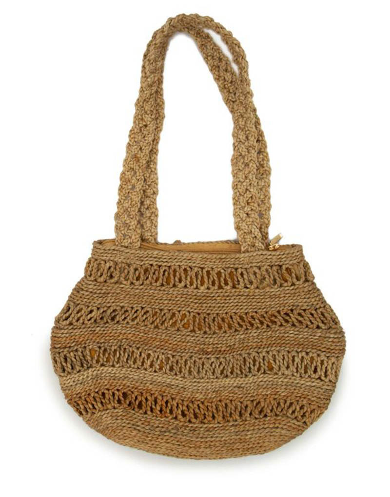 Handcrafted stylish jute tote bags with Nakshi Kantha embroidery for women.